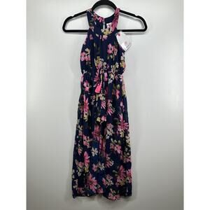 Japna Kids Girl‎ Sz 7 Sundress Maxi Dress Floral Summer Spring Beach Romper